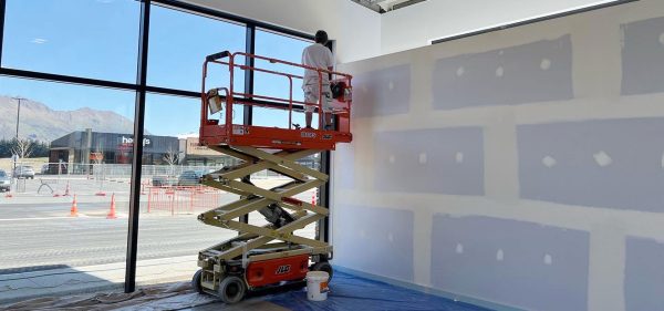 davis decor queenstown painters working on large commercial project